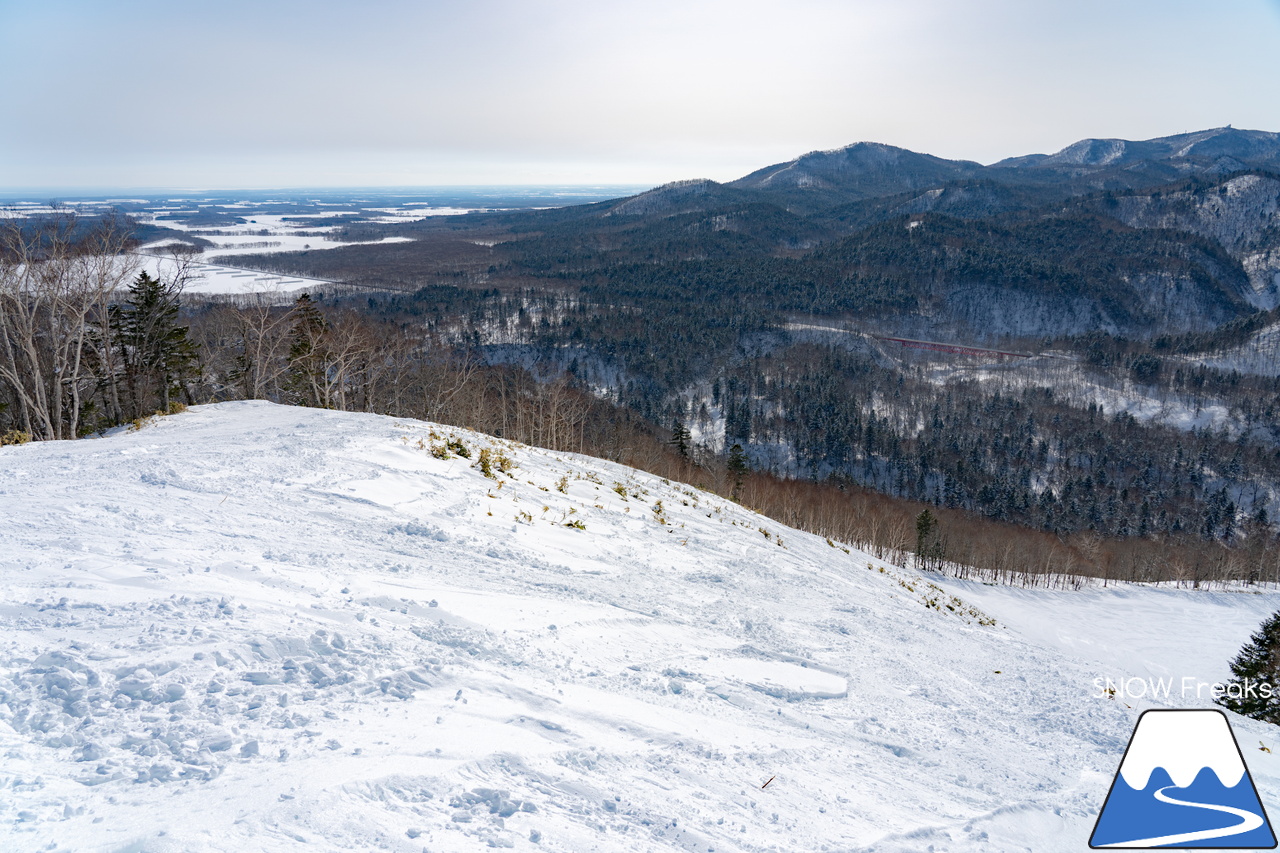 標津町営金山スキー場｜流氷の向こう側には国後島。景色もコースも、楽しすぎる日本最東端のローカルゲレンデ！